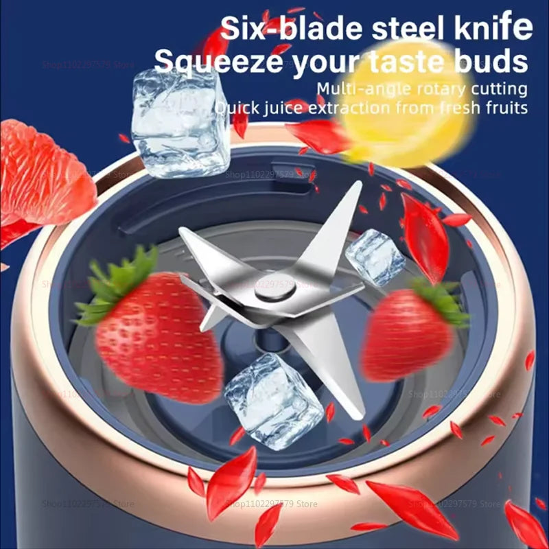 Presse-agrumes électrique Portable et Rechargeable, mélangeur de fruits à Double tasse, fabricant de Milkshake alimentaire Compact, Extraction de jus de Smoothie