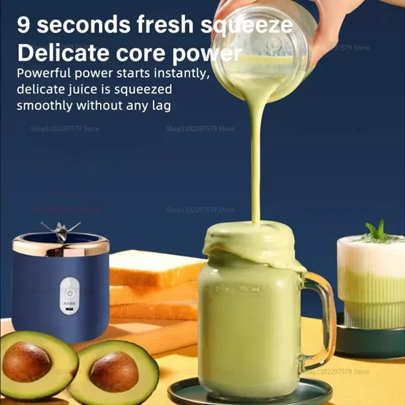 Presse-agrumes électrique Portable et Rechargeable, mélangeur de fruits à Double tasse, fabricant de Milkshake alimentaire Compact, Extraction de jus de Smoothie